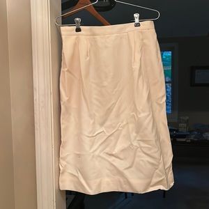 Talbots light cream skirt